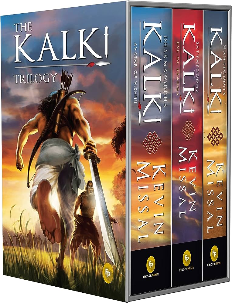 The Kalki Trilogy Set of 3 Books Avatar of Vishnu Eye of Brahma Sword of Shiva Missal, Kevin 