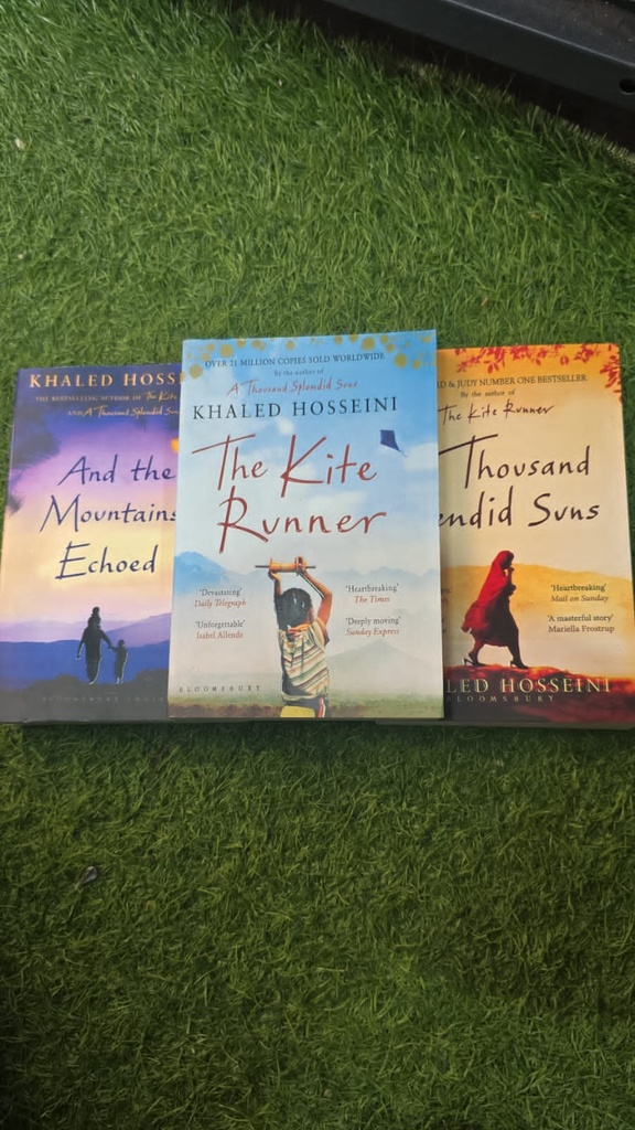 And The Mountains Echoed+The Kite Runner+A Thousand Splendid Suns by Khaled Hosseini