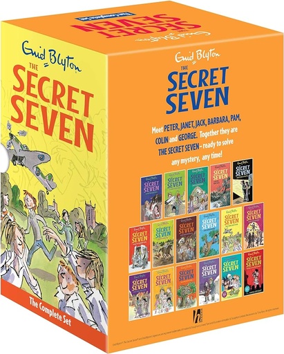 Secret Seven Complete Box Set Of 17 Titles Books  by Enid Blyton