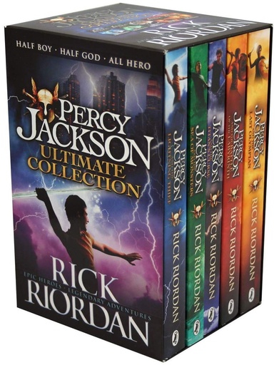 Percy Jackson X 5 Book Set Series Collection 5 Book Set